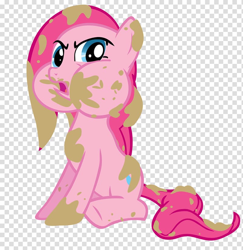Pinkie Pie Pony Applejack Rarity Rainbow Dash, chocolate transparent background PNG clipart