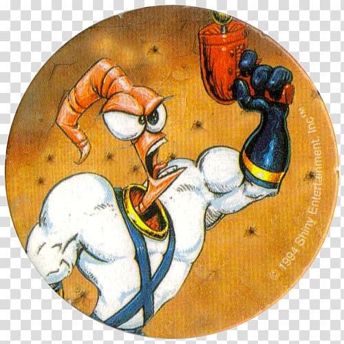 Earthworm Jim 2 Milk caps Tazos Video game, Backwoodsman Magazine transparent background PNG clipart