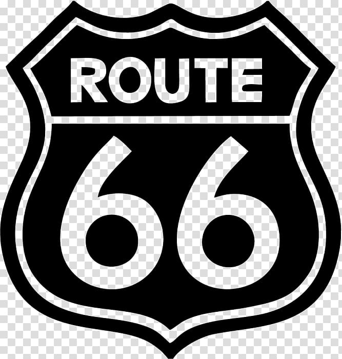 U.S. Route 66 Car Sticker Wall decal, route transparent background PNG clipart