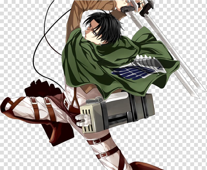 Levi Strauss & Co. Eren Yeager Mikasa Ackerman Attack on Titan, fighting transparent background PNG clipart
