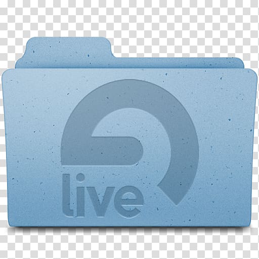 Live logo, blue brand number, Ableton Live transparent background PNG clipart