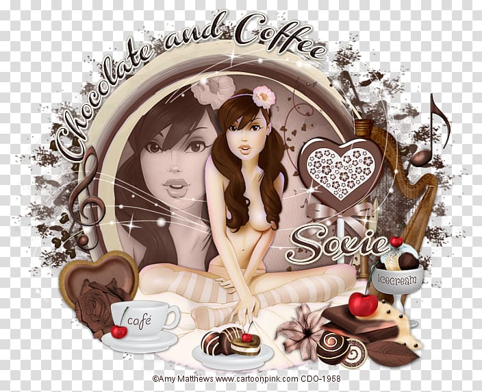 Chocolate Illustration Torte-M Text messaging, 3d flirty transparent background PNG clipart