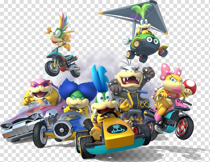 Mario Kart 8 Bowser Luigi Princess Peach, Mario Kart transparent background PNG clipart