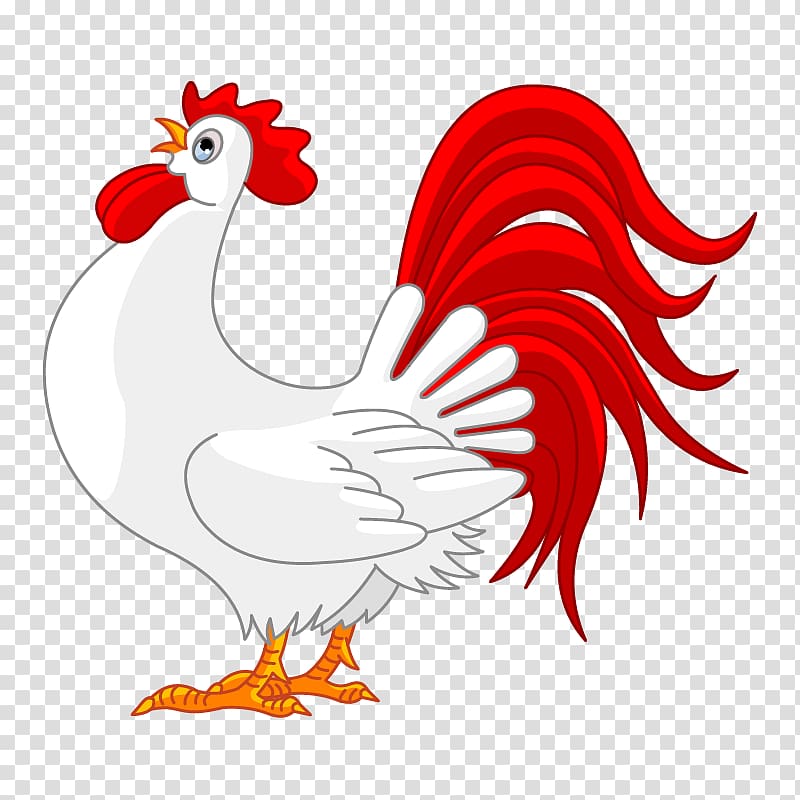 Leghorn chicken Foghorn Leghorn Rooster Cartoon, gallo transparent background PNG clipart