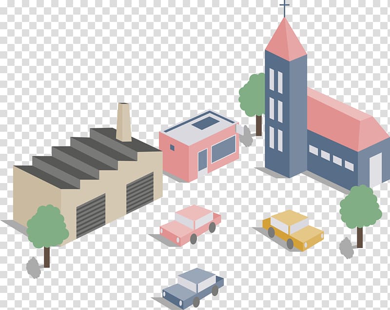 Factory Chemical plant Illustration, church transparent background PNG clipart