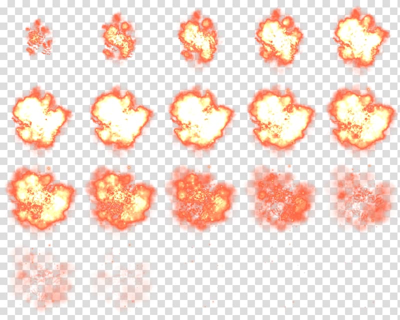 Sprite Explosion Animated film 2D computer graphics, sprite transparent background PNG clipart