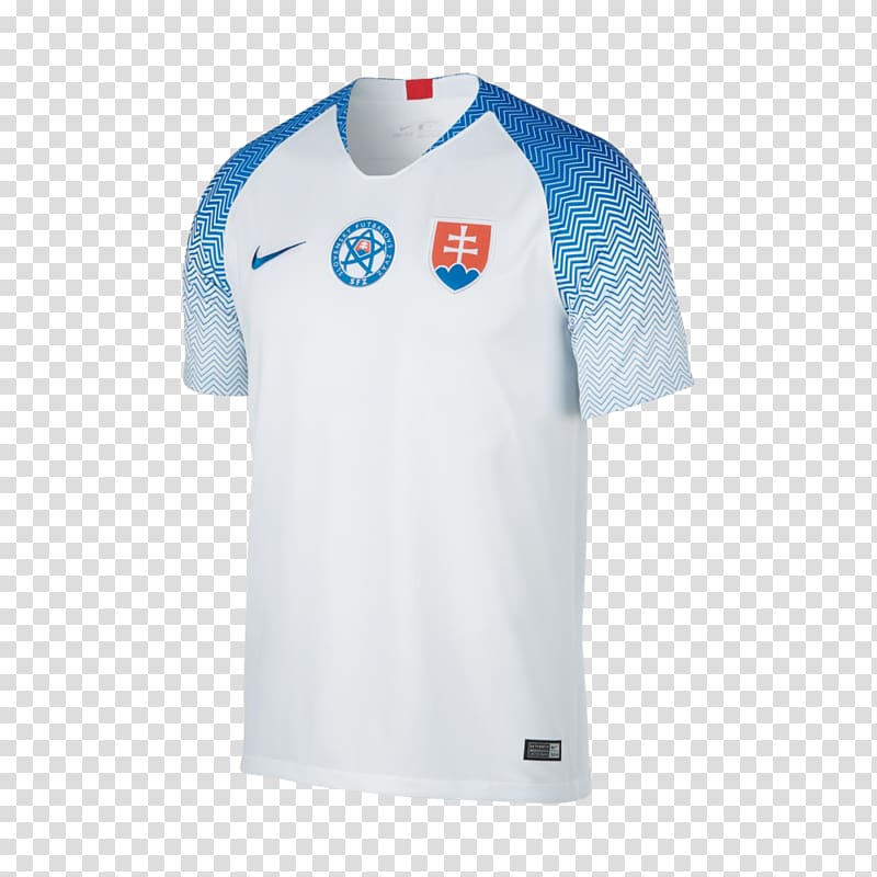 Slovakia national football team 2018 World Cup Kit Jersey, football transparent background PNG clipart