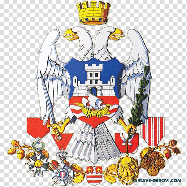 Coat of arms of Belgrade Coat of arms of Serbia Grocka Double-headed eagle, beograd transparent background PNG clipart