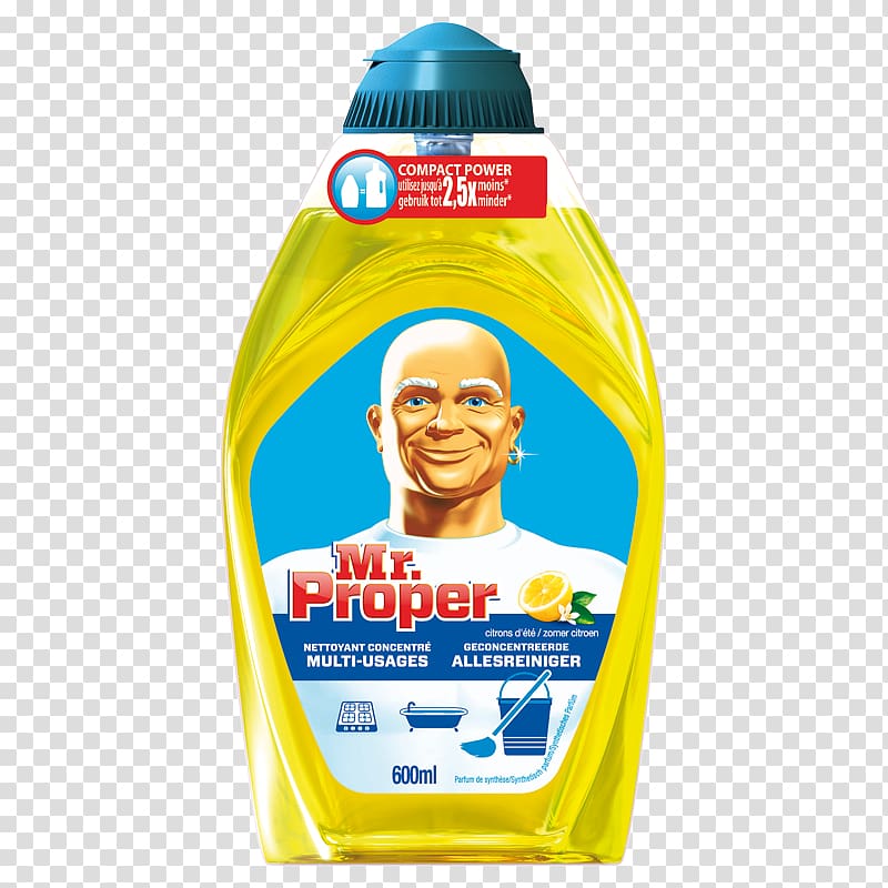 Mr. Clean Detergent Allesreiniger Ajax Citroën, lemon block transparent background PNG clipart