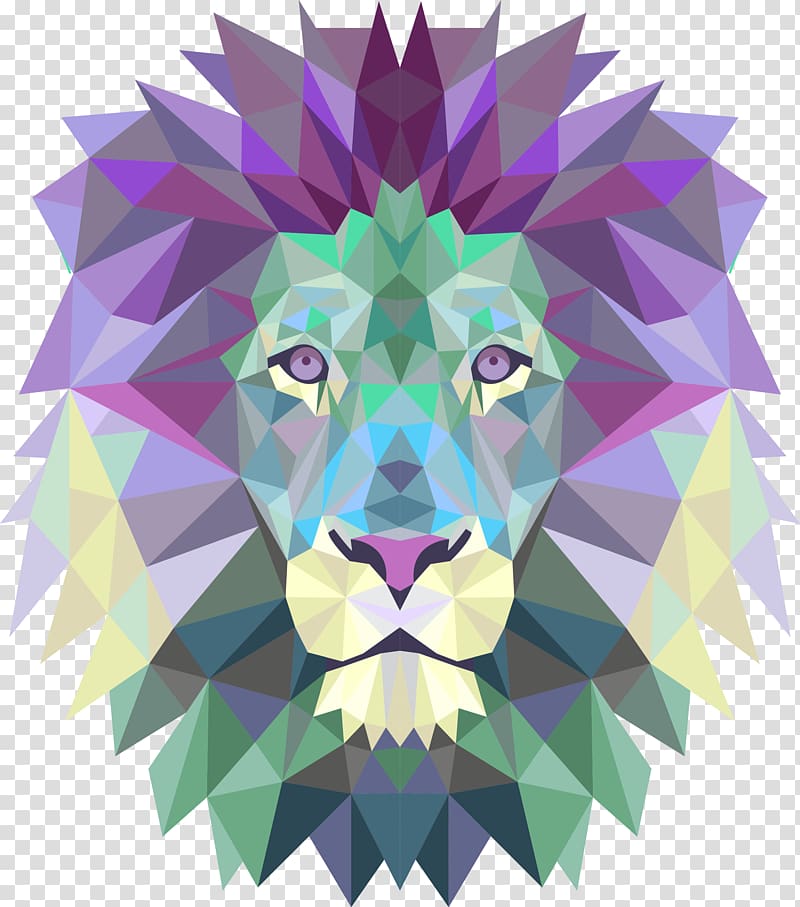 multicolored lion art, iPhone 5s T-shirt Sticker Adhesive, lion transparent background PNG clipart