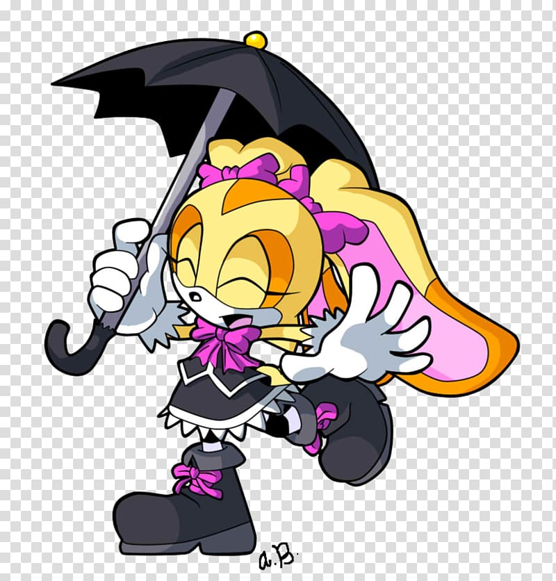 Cream the Rabbit Amy Rose Sonic the Hedgehog Tails, rabbit transparent background PNG clipart