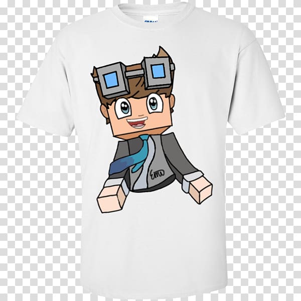 T-shirt Minecraft Roblox Pokémon YouTuber, T-shirt transparent background PNG clipart