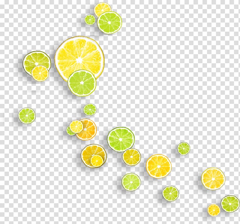 Lemon Yellow Lime Vitamin C, lemon, sliced lemon and orange illustration transparent background PNG clipart