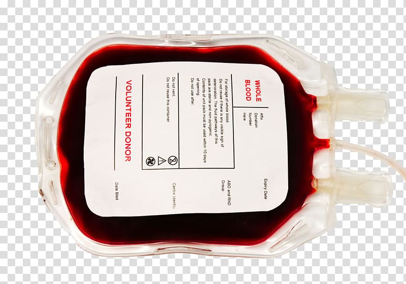 Blood transfusion Blood substitute Bag Blood donation, Blood bag filled with blood transparent background PNG clipart