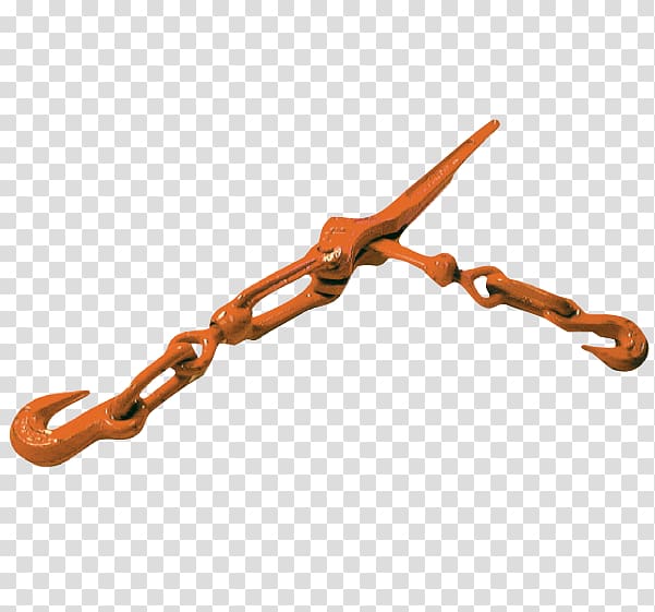 Chain Tie down straps Transport Trailer Hoist, chain transparent background PNG clipart