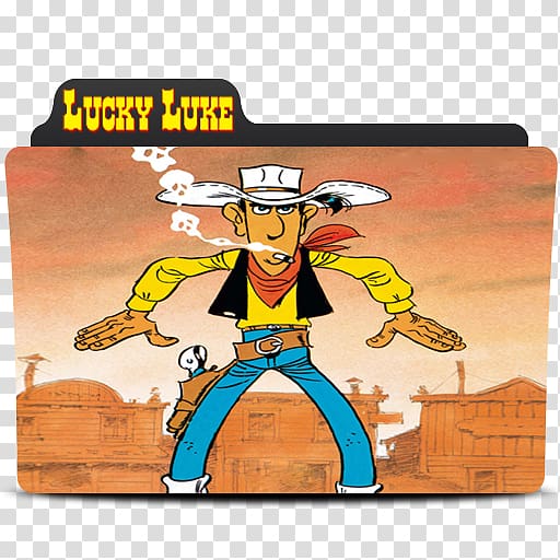 Lucky Luke, tome 21, Daisy Town Cowboy Character, LUCKY LUKE transparent background PNG clipart