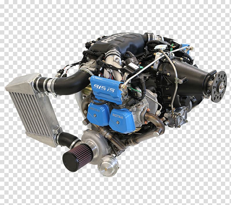 Aircraft Fuel injection Rotax 915 iS BRP-Rotax GmbH & Co. KG Engine, engine transparent background PNG clipart