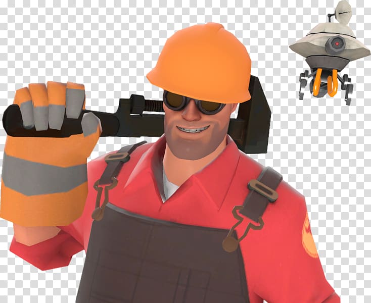 Hard Hats Team Fortress 2 Construction Foreman Engineer, engineer transparent background PNG clipart