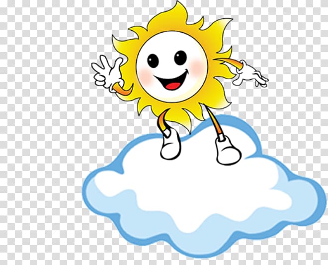 Cloud , Cartoon sun transparent background PNG clipart