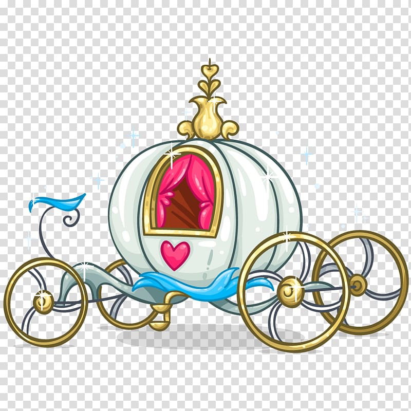 Cinderella Carriage Pumpkin , Cinderella Carriage , white and gold carriage art transparent background PNG clipart