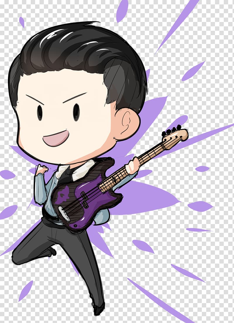 Fall Out Boy Guitarist Chibi Mania Panic! at the Disco, Chibi transparent background PNG clipart