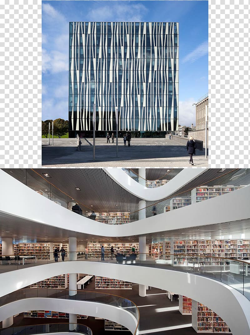 Sir Duncan Rice Library Schmidt Hammer Lassen Architects University Academic library, Linhas irregulares transparent background PNG clipart