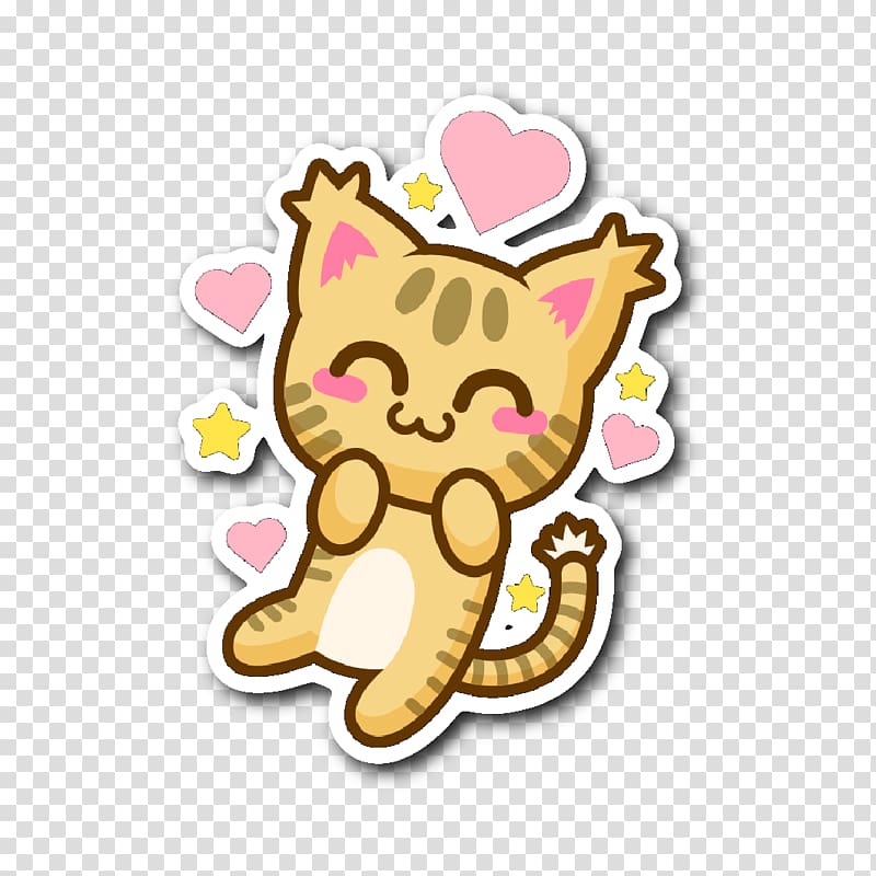 Sticker Die cutting Cat Hello Kitty Cuteness, Cat transparent background PNG clipart