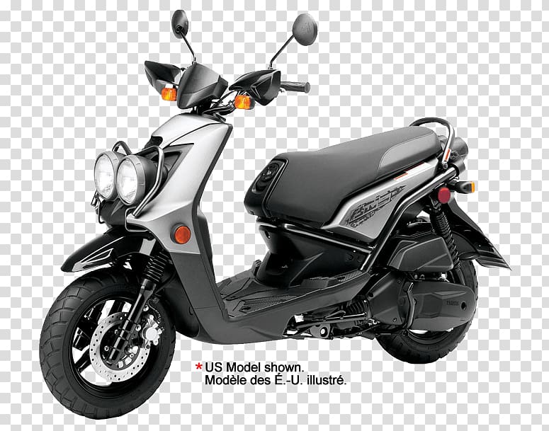 Scooter Yamaha Motor Company Yamaha Zuma 125 SYM Motors, scooter transparent background PNG clipart