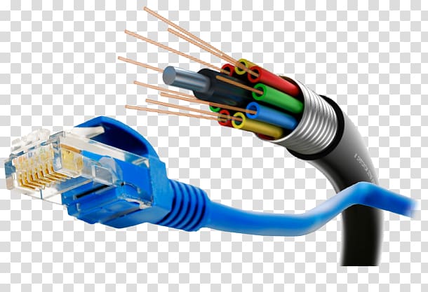 Ethernet Computer network Electrical cable Network Cables Cable television, high speed internet transparent background PNG clipart