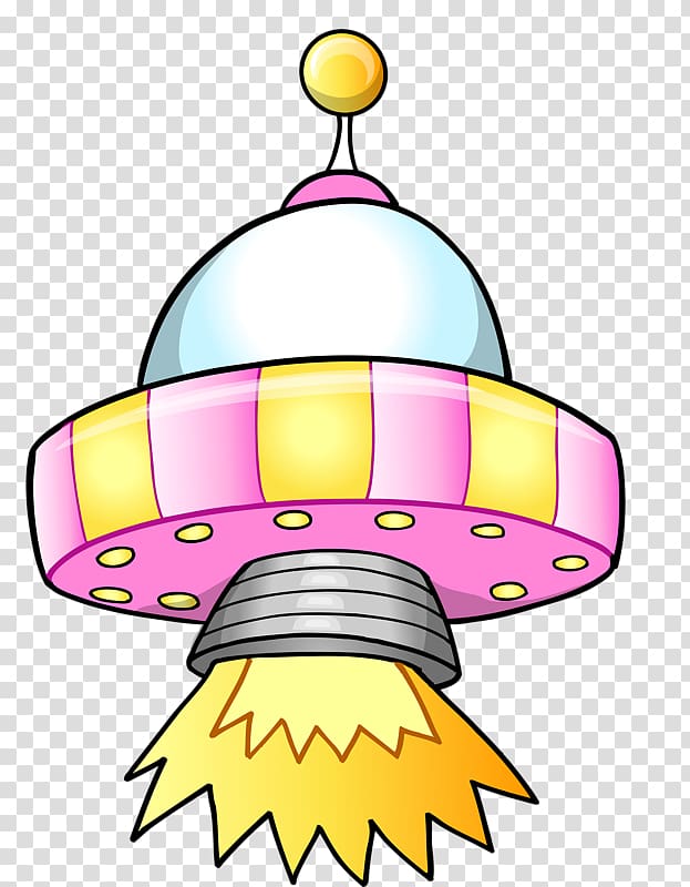 Flying saucer Cartoon Unidentified flying object , Hand-painted UFO transparent background PNG clipart