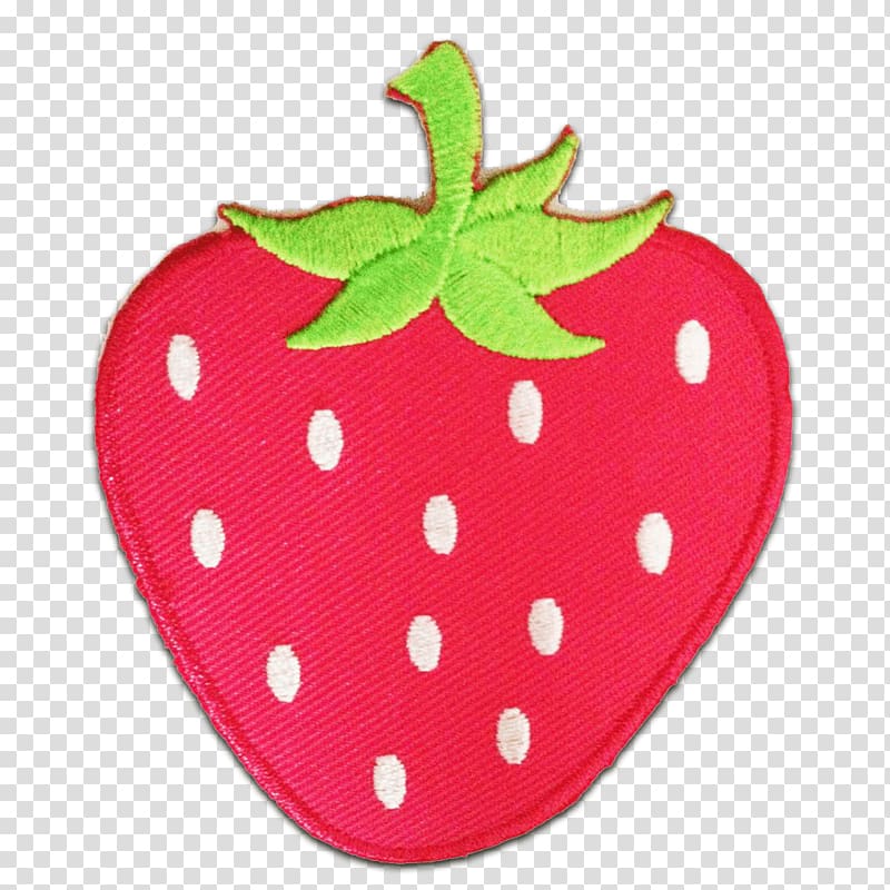Strawberry Auglis Embroidered patch Centimeter Strawberries, Embroidery patch transparent background PNG clipart