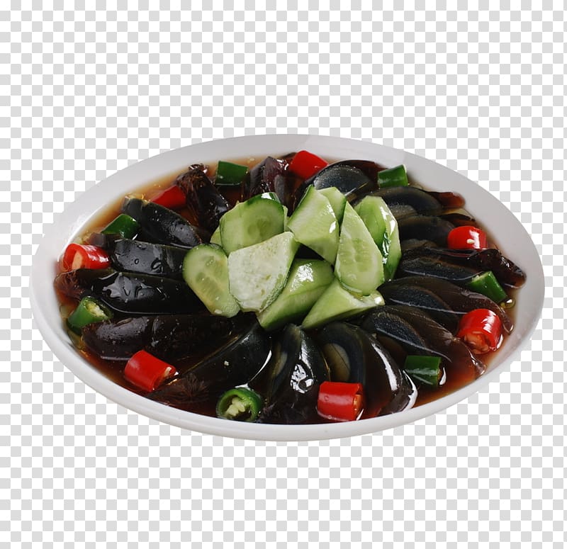 Century egg Salad Food Cucumber, Cucumber preserved egg transparent background PNG clipart