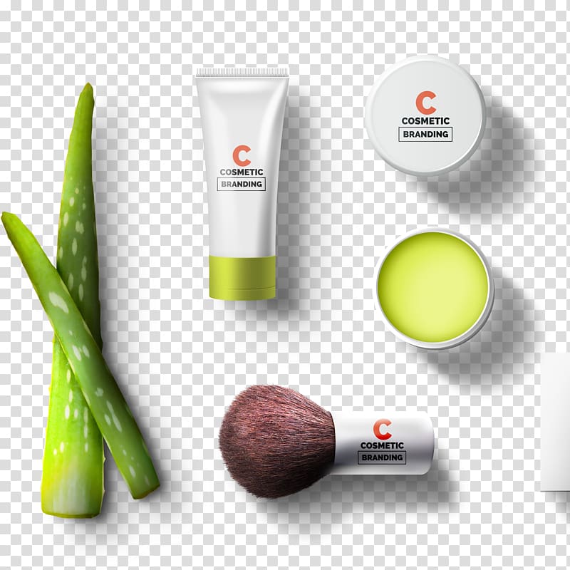 aloe vera plant, Mockup Cosmetics Brand Cosmetic packaging, Aloe Gel Cream transparent background PNG clipart