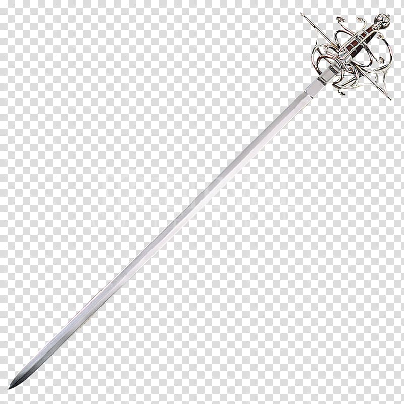 Rapier Renaissance Fencing Hilt Weapon, weapon transparent background PNG clipart
