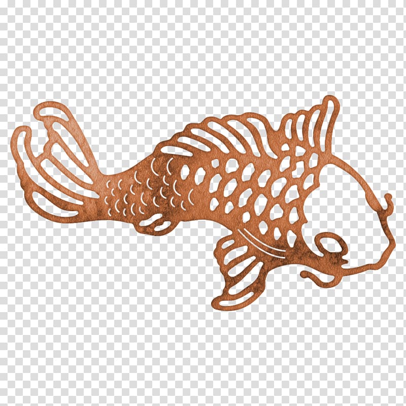 Butterfly Koi Die cutting Paper, koi fish/ transparent background PNG clipart