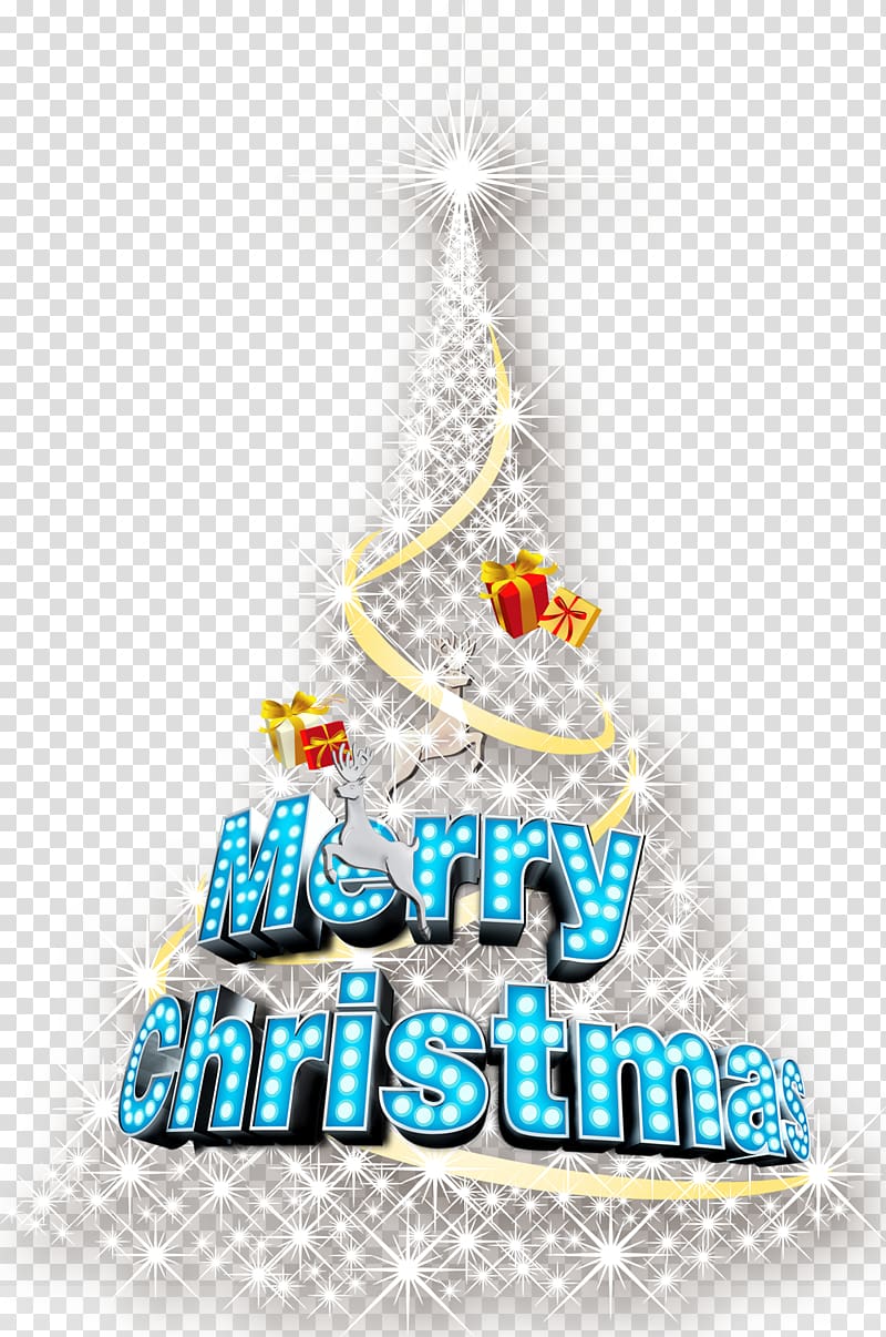 Christmas tree Santa Claus Happiness Gift, Christmas gifts transparent background PNG clipart