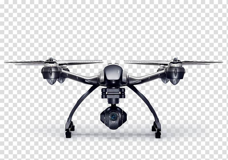 Yuneec International Typhoon H 4K resolution Unmanned aerial vehicle Quadcopter, predator drone transparent background PNG clipart