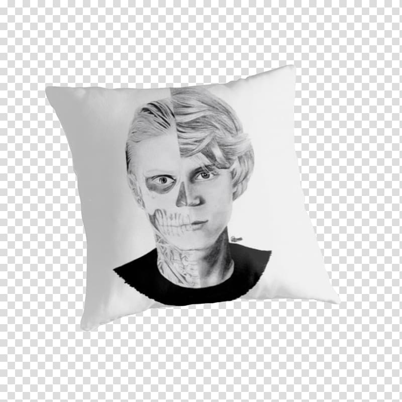 T-shirt Throw Pillows Cushion Neck, Evan peters transparent background PNG clipart