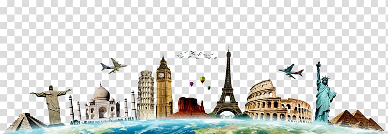 landmark istanbul illustration, Travel Agent Flight Package tour Airline, Travel transparent background PNG clipart