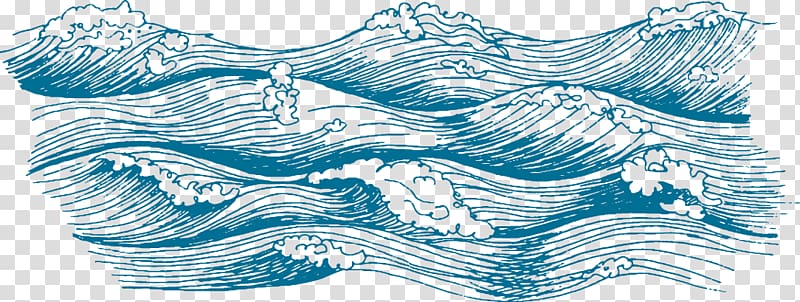 waves illustration, Euclidean Wave Seawater, seawater transparent background PNG clipart