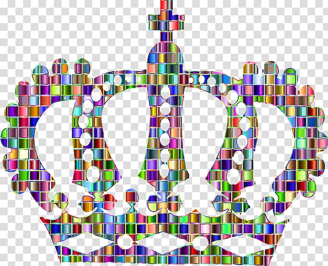 colorful crown transparent background PNG clipart