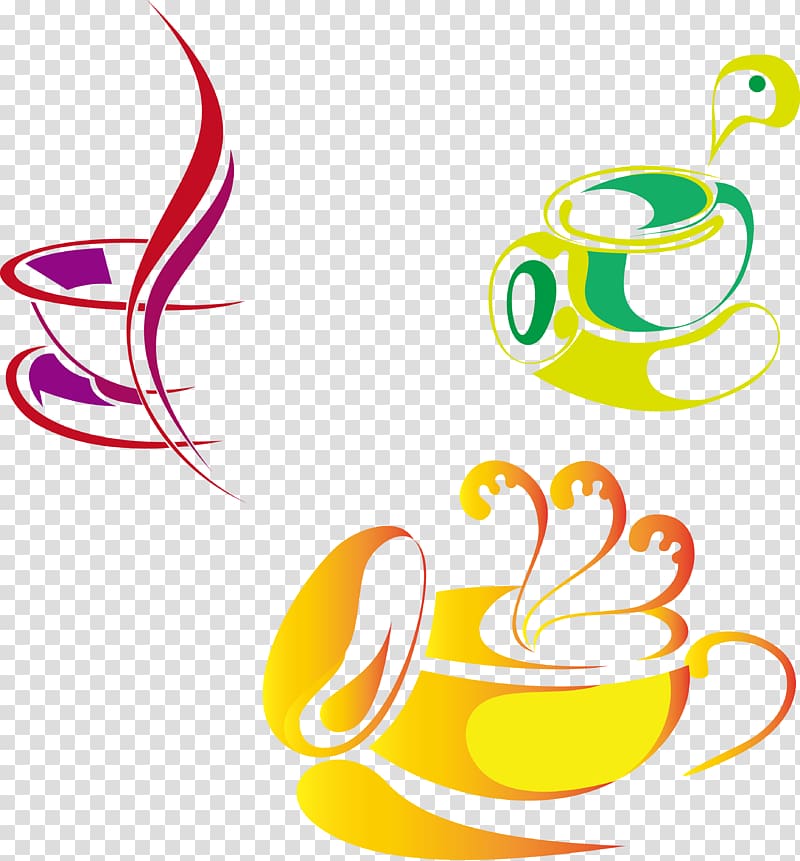 Coffee cup Logo Teacup , Creative cup transparent background PNG clipart