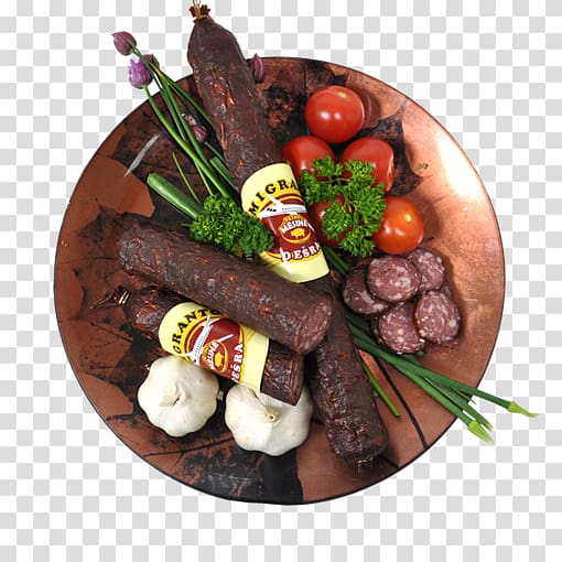Sujuk Kaszanka Mettwurst Boudin Game Meat, dried pork slice transparent background PNG clipart