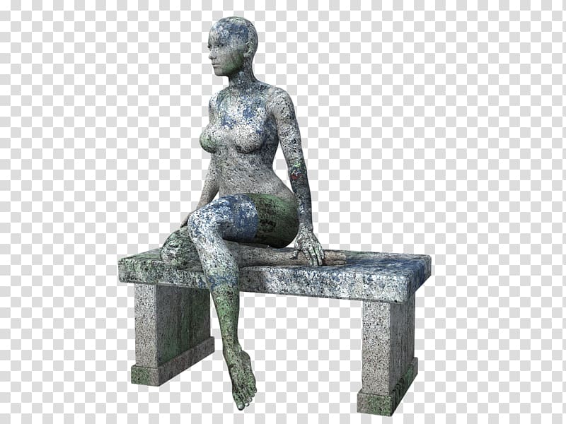 Infrared sauna Statue, statue transparent background PNG clipart