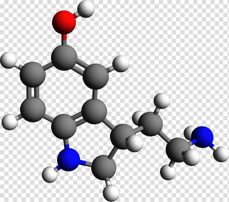 Serotonin syndrome Neurotransmitter Neuron Enterochromaffin cell, chemical molecules transparent background PNG clipart