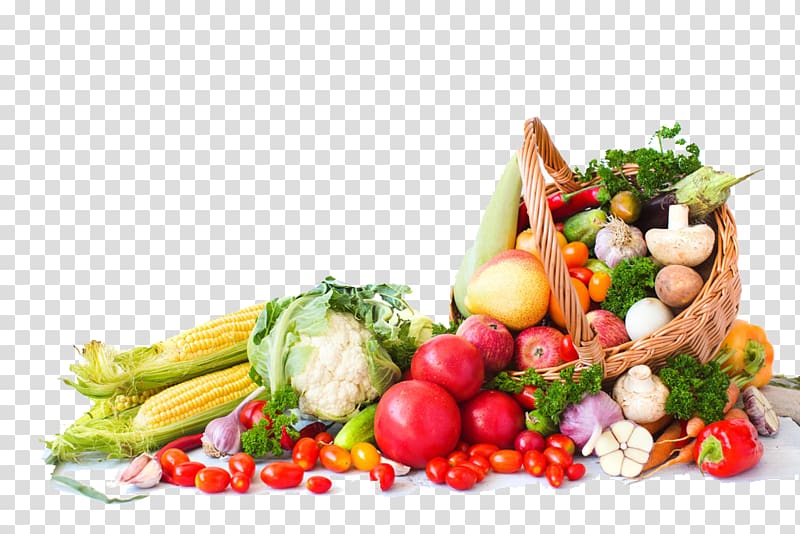 Vegetable Fruit, Basket of vegetables transparent background PNG clipart
