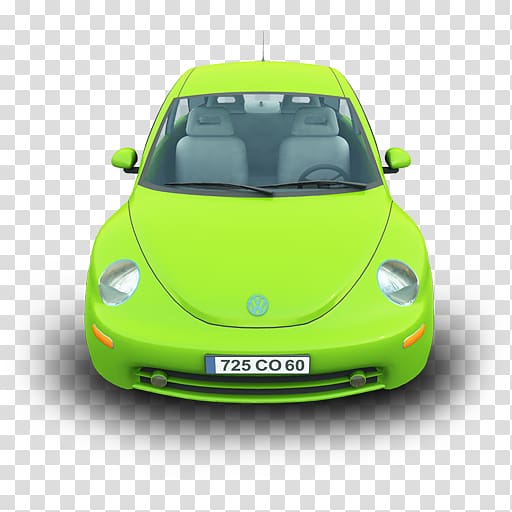 green Volkswagen car illustration, model car yellow technology sports car, NewBeatle transparent background PNG clipart