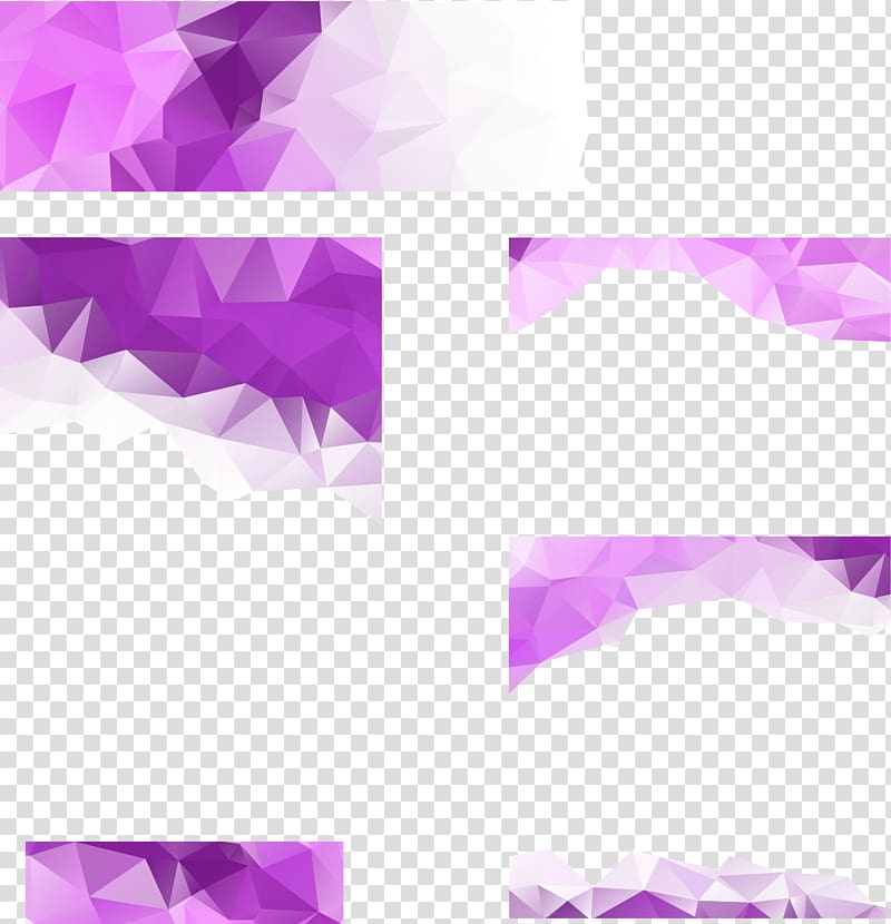 purple and white , Geometry Polygon Triangle Euclidean , Colorful polygonal geometry background transparent background PNG clipart