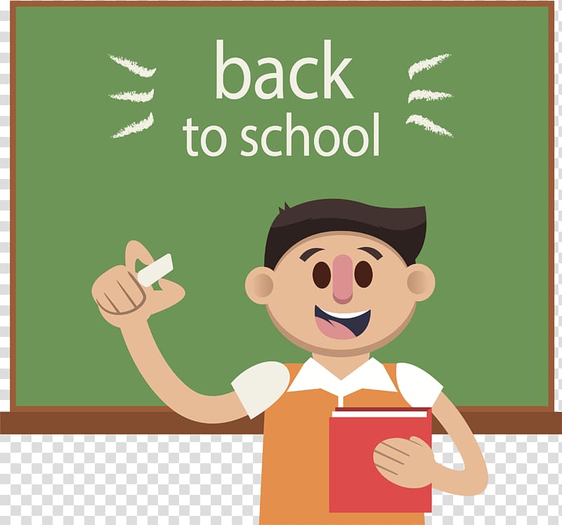 School Teacher Computer file, Welcome back to school! transparent background PNG clipart