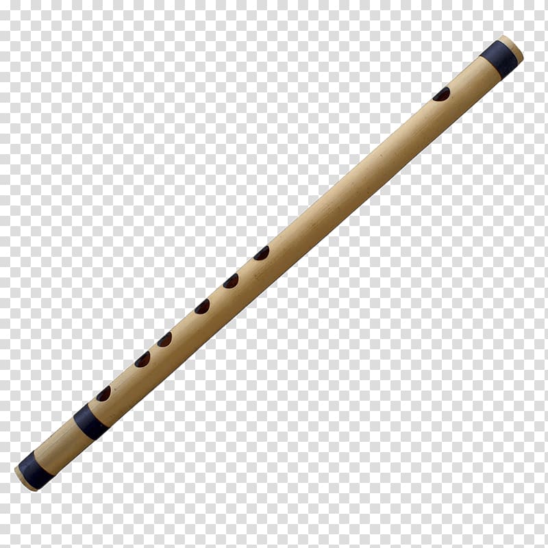 Bansuri Transverse flute Bamboo musical instruments, Flute transparent background PNG clipart